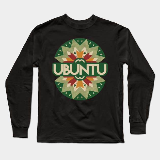 African fashion Ubuntu Long Sleeve T-Shirt by Abelfashion